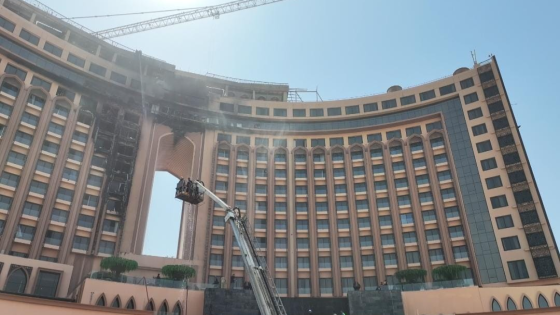 إخلاء كامل للنزلاء واقتحام مباشر.. تفاصيل إخماد “قلب العالم” ببغداد