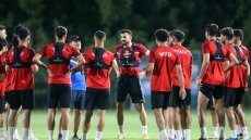 أسود الرافدين يؤكدون جاهزيتهم لمواجهة الشمشون ويطالبون مؤازرة الجماهير