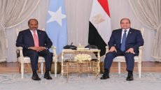 رئيس الصومال يبحث مع السيسي تطورات القرن الافريقي والبحر الأحمر