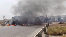 ميسان .. تظاهرة وقطع طريق احتجاجاً على أزمة شح المياه