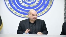 رئيس جامعة الفرات الأوسط التقنية يستقبل فريقاً من وزارة التخطيط لمعايرة الأجهزة المختبرية