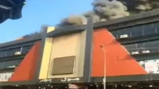 اندلاع حريق في مركز تجاري بالكاظمية