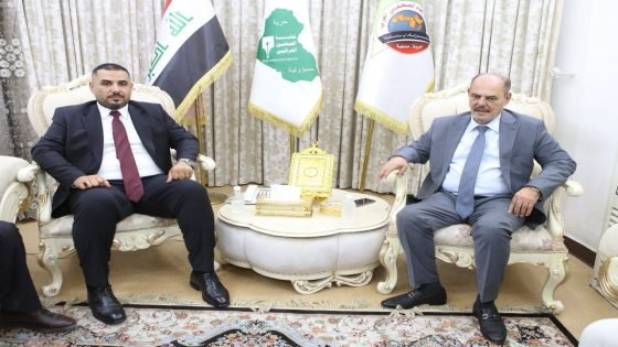 نقيب الصحفيين يستقبل عميد كلية الإعلام بجامعة التراث ويؤكد استعداد النقابة لدعم كليات الإعلام انسجاما مع متطلبات الواقع الإعلامي في العراق .