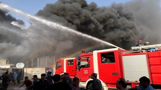 ثلاثة حرائق وسط بغداد أحدها داخل فندق دون إصابات
