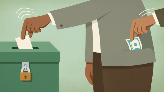 ماذا يحدث للمرشح المتورط بشراء الأصوات؟