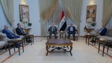 استقبلهم في مكتبه ..المشهداني يناقش الوضع السياسي والانتخابات مع النجيفي والعيساوي والجميلي