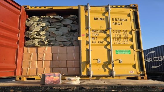 ضبط (25) حاوية مخالفة لشروط وضوابط الاستيراد في منفذ ميناء ام قصر الشمالي