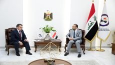 رئيس هيأة الإعلام والاتصالات يلتقي السفير الأوكراني لبحث التعاون الثنائي في مجال الاتصالات ومكافحة المعلومات الوهمية والأخبار المضللة