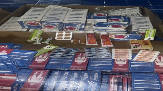 إحباط محاولة تهريب (أدوية بشرية و مواد إحتياطية) في منفذ ميناء ام قصر الشمالي