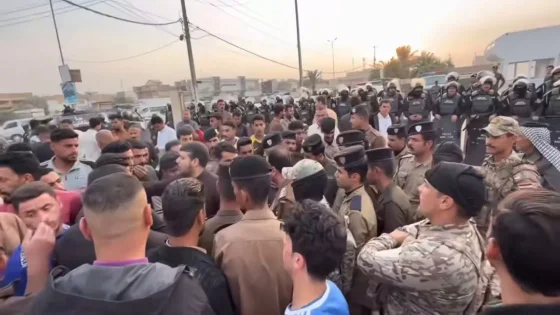 بابل.. اعتقال 35 شخصاً خلال تظاهرة تطالب بجسر مشاة