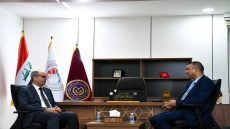 جامعة الفرات الأوسط التقنية تستقبل رئيس اتحاد الحقوقيين فرع النجف الأشرف لتعزيز التعاون المشترك