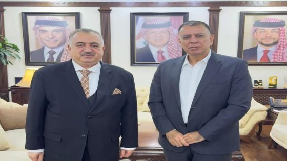 سفير جمهورية العراق لدى المملكة الأردنية الهاشمية يلتقي وزير الداخلية الأردني