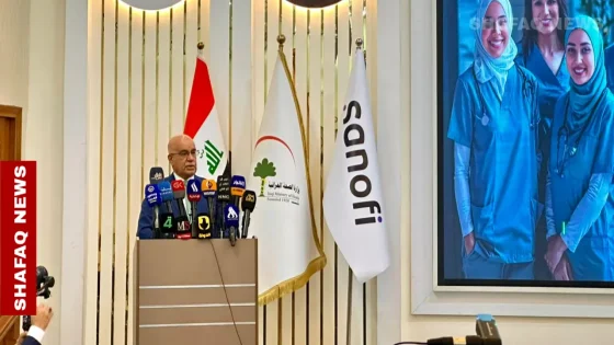 الصحة العراقية تطلق برنامج “ثقة المريض وأمان المجتمع” بالشراكة مع “سانوفي” الفرنسية