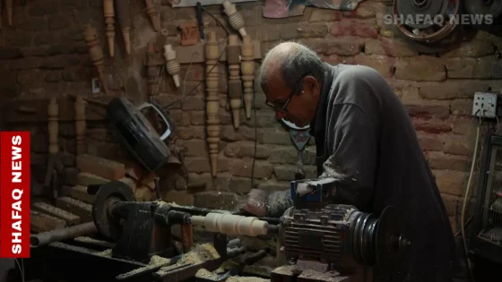 في أزقة بغداد القديمة.. ورش تحوّل الخشب إلى أراكيل تنتظرها الأسواق