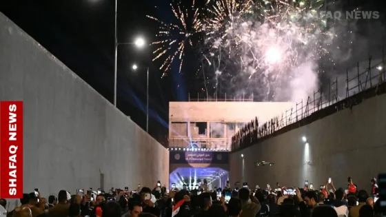 العراق يفتتح أول نفق مغمور في الشرق الأوسط.. يربط ميناء الفاو بالطريق الدولي (صور)