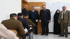 جامعة الفرات الأوسط التقنية تباشر امتحانات الفصل الأول لطلبة الدراسات العليا في تشكيلاتها كافة أوس ستار الغانمي
