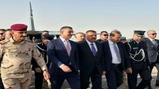 وزير الداخلية السيد عبد الأمير الشمري يصل محافظة البصرة وكان في استقبال سيادته المحافظ السيد أسعد العيداني.