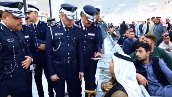 بالفيديو و من محافظة نينوى ، مدير المرور العام الفريق الدكتور عدي سمير الحساني يتفقد موقع تسجيل المركبات واصدار اجازات السياقة