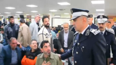 مدير المرور العام الفريق الدكتور عدي سمير الحساني يتفقد موقع 9  لتسجيل المركبات ويشرف من قبله شخصياً على اكمال معاملات المواطنين ، 