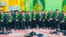 جامعة الفرات الأوسط التقنية تشارك في حفل التخرج المركزي السادس لطلبة الجامعات العراقية / أوس ستار الغانمي