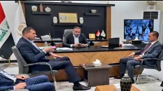 العامري يؤكد دعم الحكومة المحلية لمشاريع البنية التحتية في القرنة