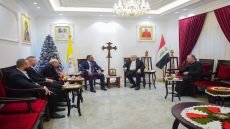 نائب محافظ البصرة يتفقد مقر الأبرشية الكلدانية ويؤكد ترسيخ التعايش السلمي