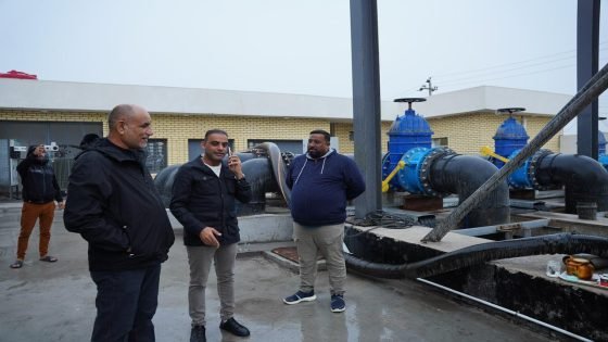 بتوجيه العيداني.. العامري يجري جولة لمتابعة تشغيل محطات سحب المياه الثقيلة في البصرة