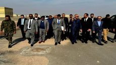 مدير هيئة الحشد الشعبي في البصرة يتفقد مقاطعة (55) تمهيدًا لتوزيعها على عوائل الشهداء