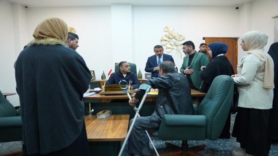 نائب محافظ البصرة يتابع شؤون المواطنين الإدارية والخدمية