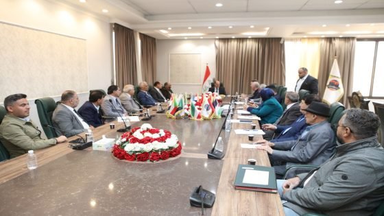 مجلس النقابة يعقد اجتماعه الدوري برئاسة مؤيد اللامي