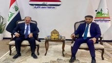 اللامي يصل إلى النجف الأشرف ويلتقي محافظها