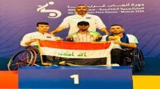 العامري يستقبل أبطال المنتخب الوطني البارالمبي للريشة الطائرة