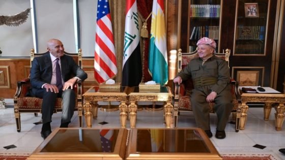 بارزاني لمبعوث ترامب: الإطار هو من سيقرر اختيار مرشح الحكومة المقبلة