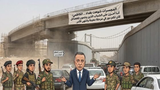 المجسرات شوهت بغداد .. الكاظمي: أنا أحزن على الشباب الذين ينتمون للفصائل كان لكم دور في مرحلة معينة وانتهى الامر