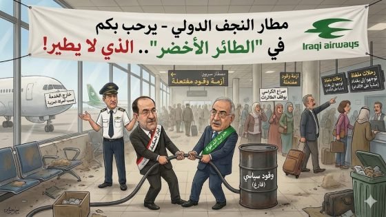 صراع حزبي يوقف “الطائر الاخضر” عن التحليق في مطار النجف مسؤول المنتجات النفطية طلب عدم تجديد العقد