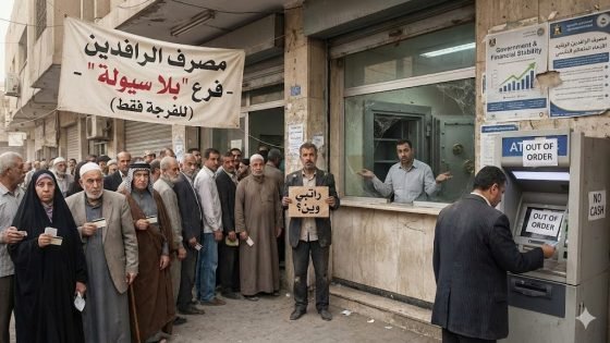 صدمة.. مصارف العراق “بلا سيولة” بعد إجراء حكومي والرواتب المعضلة الأكبر