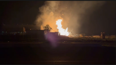 السيطرة على حريق في محطة غاز بكركوك