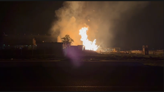 السيطرة على حريق في محطة غاز بكركوك