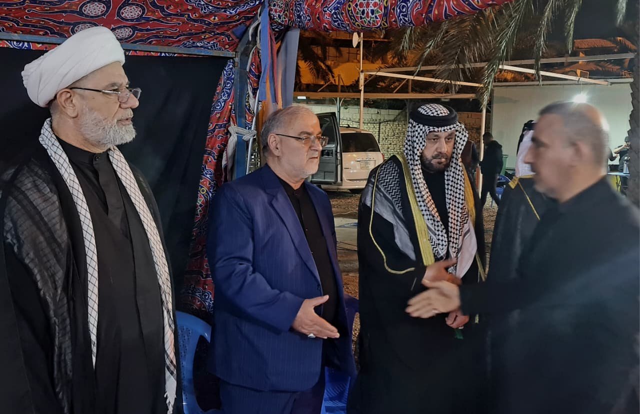 قنصل إيران في البصرة: الهجمات الصاروخية دحضٌ لغطرسة الاستكبار والردّ حقٌّ مشروع 2 مكمخخ009