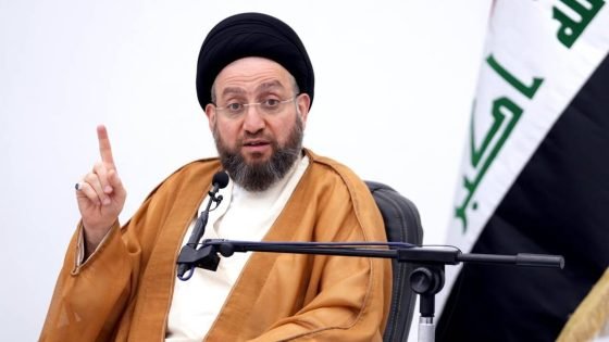 الحكيم: حماية الحشد مسؤولية الدولة وجرّ العراق للحرب تهديد خطير