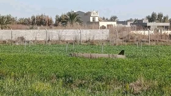 سقوط صاروخ مجهول شرق العلم بصلاح الدين يثير حالة استنفار أمني
