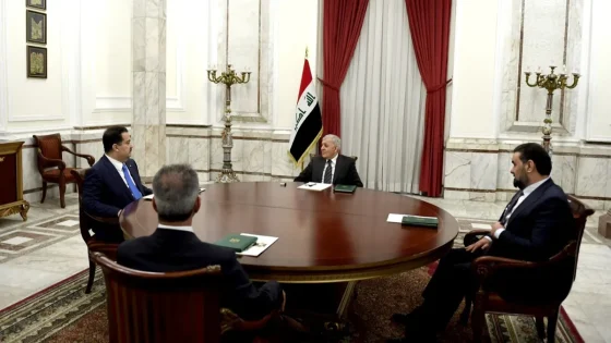 الرئاسات العراقية الأربع تؤكد رفض استخدام أراضي البلاد للاعتداء على دول الجوار