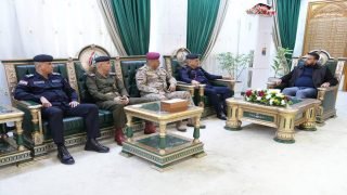 محافظ ميسان يبحث الأوضاع الأمنية ويؤكد جاهزية المحافظة لأي طارئ