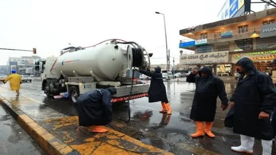 أمين بغداد يعلن استنفاراً لسحب مياه الأمطار