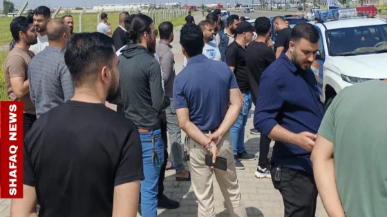 كركوك.. احتجاجات “غاضبة” لأصحاب أبراج الإنترنت