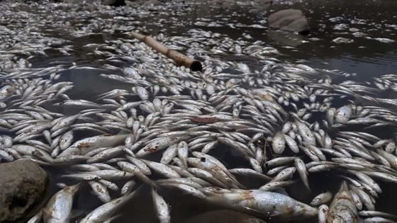 الزراعة تُشكّل لجاناً لحصر أضرار نفوق الأسماك بسبب تلوث المياه