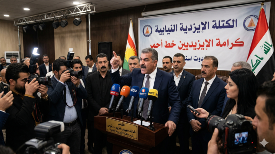 الكتلة الإيزيدية تتوعد مصطفى سند بعد تعليق مثير للجدل عن “السبي” وانتهاكًا غير مقبول لكرامة مكوّن عراقي أصيل