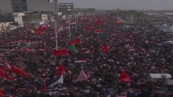 حضور جماهيري كبير في محافظة ميسان تلبيةً لدعوة السيد مقتدى الصدر