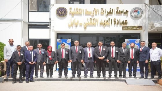 فريق المقيم الوطني يواصل زياراته التقييمية للاعتماد المؤسسي في المعهد التقني بابل لليوم الثاني