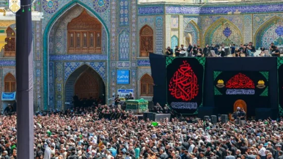أكثر من 4 ملايين شخص أحيوا زيارة وفاة الإمام الجواد في مدينة الكاظمية ببغداد